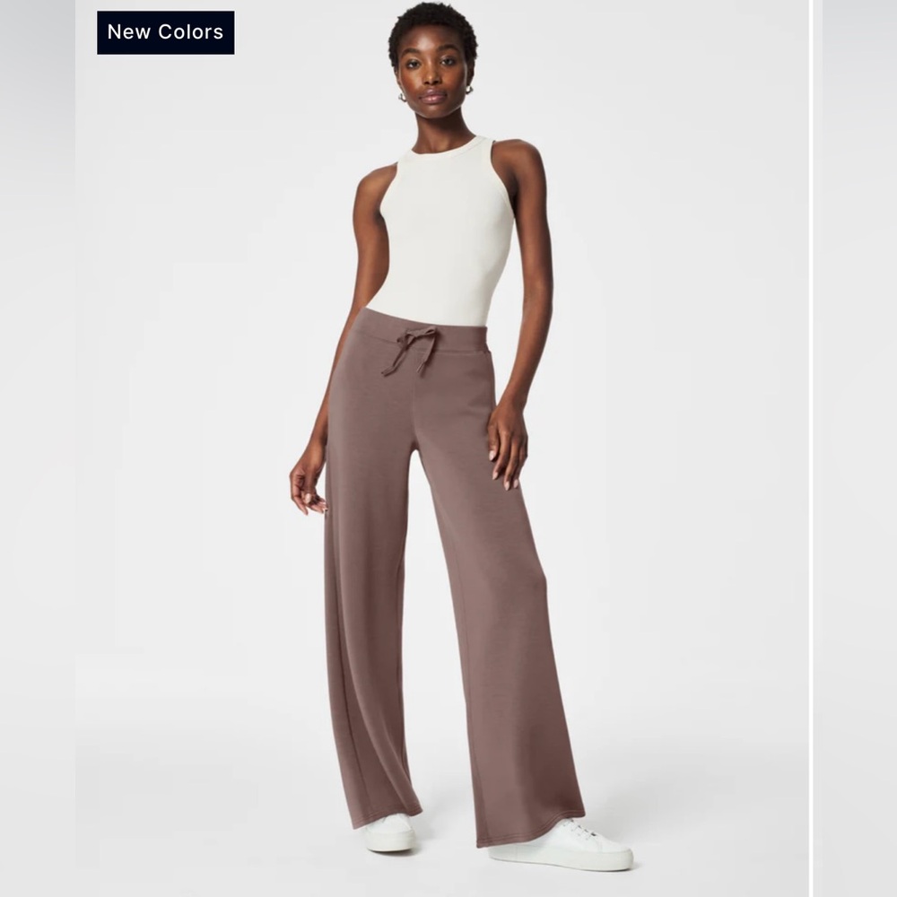 SPANX AIRESSENTIALS WIDE LEG PANT Smoke